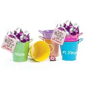  Personalized Green Bucket Full Of Kisses 