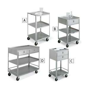 LAKESIDE Stainless Steel Mobile Tables  Industrial 