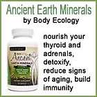 Ancient Earth Minerals Body Ecology Detox Thyroid Adrenal 120 Capsules