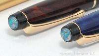 precious opal writing pens red blue brown 4 Parker gift  