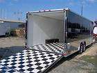 5x24 car hauler enclosed motorcycle cargo trailer 26 heavy duty ramp 