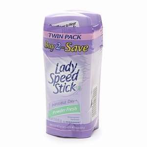  Lady Speed Stick by Mennen Invisible Dry Antiperspirant 