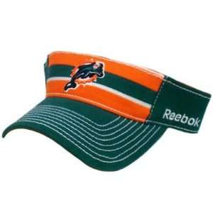  NFL Sideline Miami Dolphins Reebok Visor Hat Cap Teal 