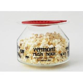 Quart Personal Microwave Popcorn Popper with Vermont Rush Hour Print
