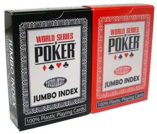 MODIANO Plastic Playing Cards WSOP Poker Jumbo  