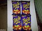 Takis Fuego Barcel Chips (4 BIG bags 9.9 oz each)Hot Chili pepper 