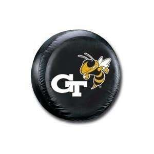   Tech Yellow Jackets Black Spare Tire Cover   College Tire Covers