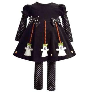 New Baby Girls Halloween GHOST Dress Clothes 12 months  