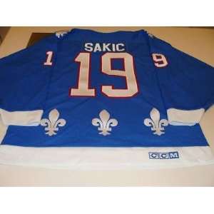 Quebec Nordiques Hockey Vintage Jersey XL Joe Sakic NHL   NHL Replica 