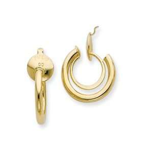 14K Non pierced Hoop Earrings Jewelry