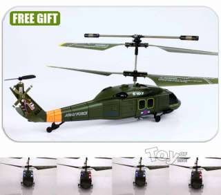   S102G 3CH UH 60 Black Hawk RC Gyro MINI Helicopter (Well Pack)  