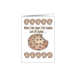  Chocolate Chips Cookie Encouragement Greeting Card Card 