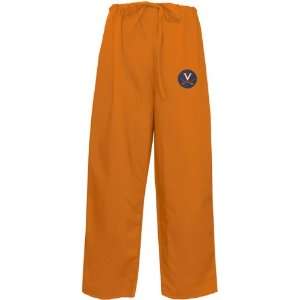  UVA Logo Scrub Pants Med Orange