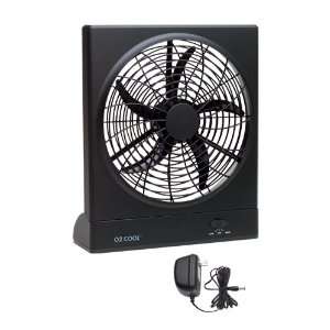O2Cool 1078 Indoor/Outdoor Battery/AC Powered 10 Inch Portable Fan 