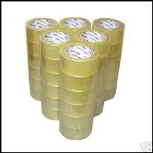  72 ROLLS CLEAR PACKAGING PACKING SEALING TAPE 2 Inches 