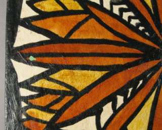 Samoan tapa, siapo, cloth on panel, P  