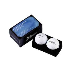  Pinnacle Gold FX   Business card box / holder with 2 golf balls 