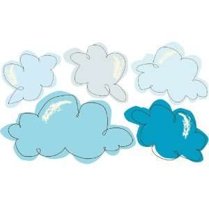  Pop and Lolli Cotton Candy Clouds Wall Stickers Baby