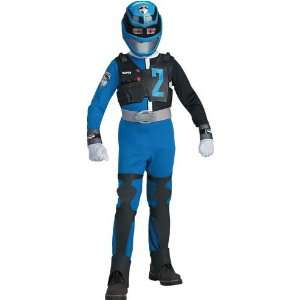  Power Rangers Deluxe SPD Costume Blue Boy   Child 7 8 