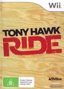 NEW Wii Tony Hawk Ride Game w/ Skateboard BUNDLE Board  