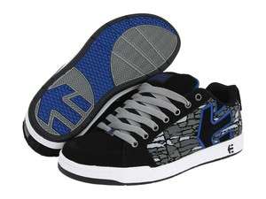   Etnies Ryan Sheckler 3 Black Grey Blue Skate Skateboard Shoes Size 9