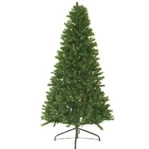  4 Pre Lit LED Canadian Pine Artificial Christmas Tree 