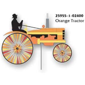  New Premier Designs Orange Tractor Spinner Eye Catching 