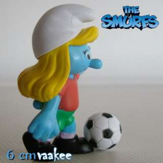 The Smurfs Toy 6cm Girl Football Action Figure Doll  