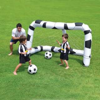 Bestway Inflatable Soccer Net & Football 213xm x 122cm  