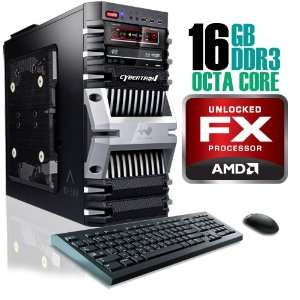   2221DBBQ, AMD FX Gaming PC, W7 Home Premium, Black/Black Electronics