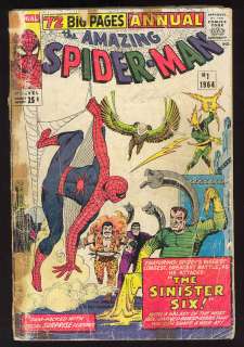 Marvel Comics, Amazing Spider Man Annual #1, 1964  