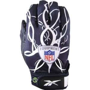 Reebok Adult NFL Mayhem Black Football Gloves   2XL / Extra Extra 