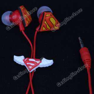 Classic Superman Headset Earphone Earbuds Headphones In Ear For  