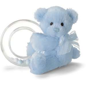  Boys Ring Rattle, My First Teddy Ring Rattle Blue: Toys 