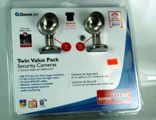SWANN TWIN SECURITY CAMERA VALUE PACK BRAND NEW  