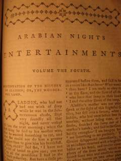 1785 ARABIAN NIGHTS ENTERTAINMENTS/ 4 BKS IN 1  