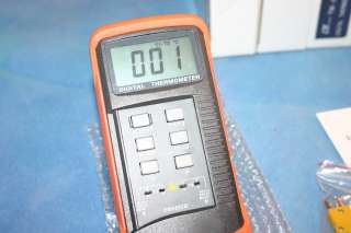 Probe Thermocouple Meter Thermometer Dual Input LCD  