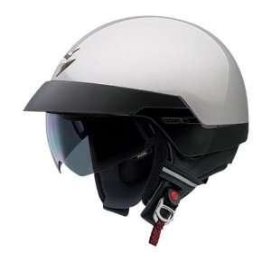 Scorpion EXO 100 Half Helmet Light Silver Extra Large XL 08 100 
