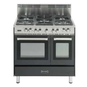  36 Double Oven Dual Fuel Range with 5 Sealed Burne