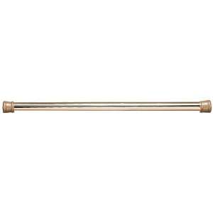   Stall 23 Inch to 40 Inch Adjustable Shower Curtain Tension Rod, Brass