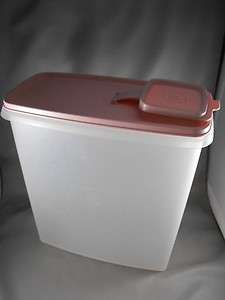 TUPPERWARE Cereal Modular Storage Keeper Storer Canisters Pink Lid 