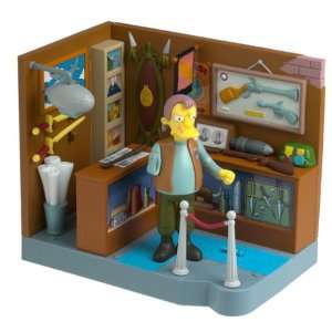  The Simpsons Series 13 Playset Military Antique Shop with 