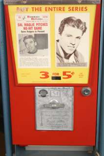 Late 1950s Vintage Coin Op Vending Machine Thumbnail Image