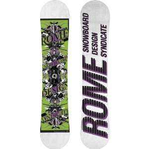   Rome Postermania Wide Snowboard : 152cm Grey Green: Sports & Outdoors