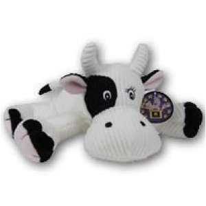   Pet Corduroy Critters Cuddly Plush Pals Cow Dog Toy: Pet Supplies