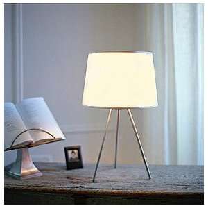   Lights Up! Weegee Small Table Lamp With Linen Shade: Home Improvement