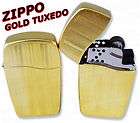 Zippo BLU Lighters Gold Tuxedo Butane Lighter 30005 NEW