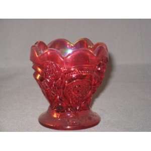   Glass American Heritage Pattern Toothpick Holder 