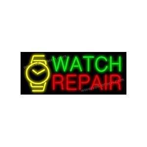  Watch Repair Neon Sign