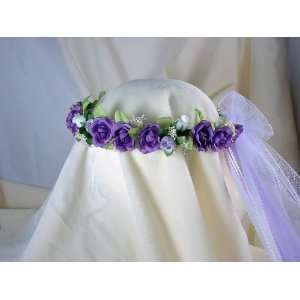  Flower Girl Wreath Bridal Headpiece Bridesmaid Jody 